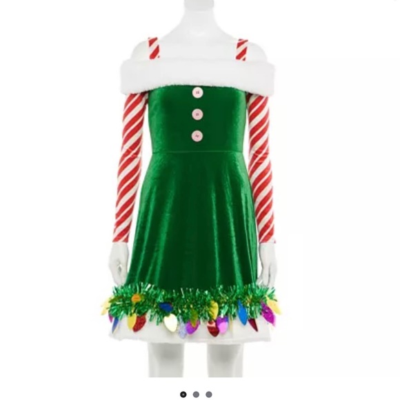 Green Christmas party Dress in size Small
Worn once
Wonderful condition - Picture 2 of 6